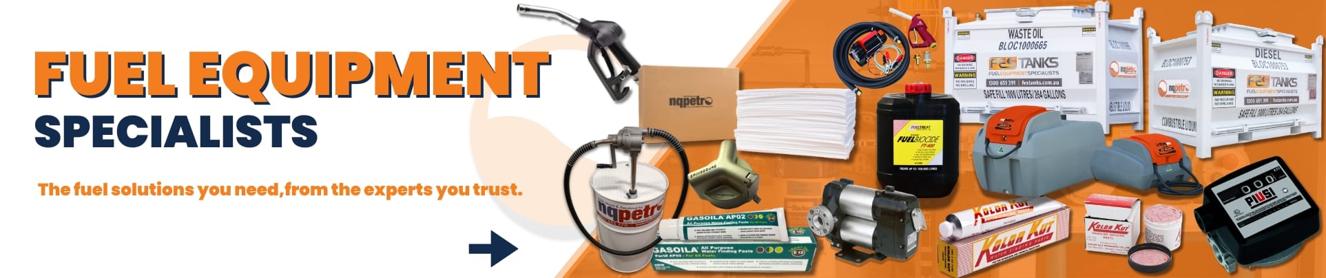 Nqpetro online shop fuel equipment and tanks banner