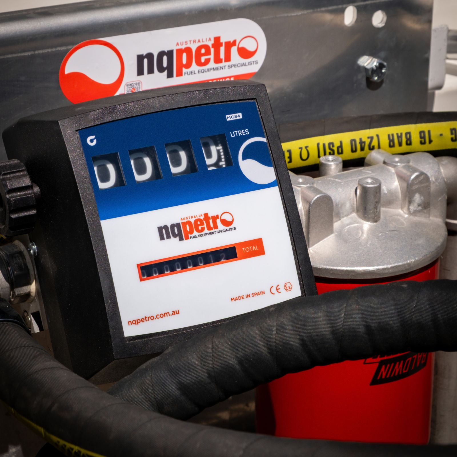 Gespasa MG-84A mechanical diesel flow meter