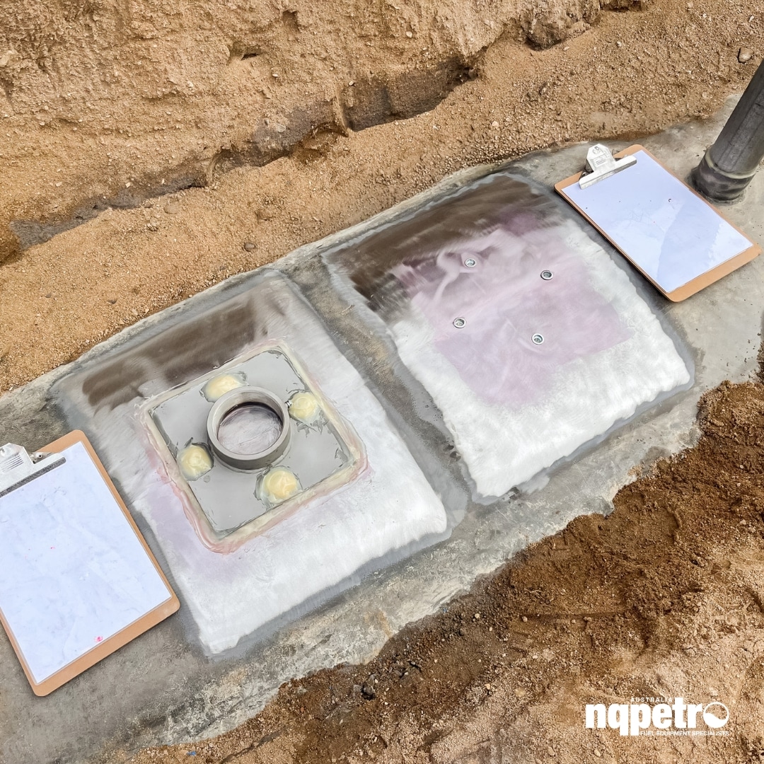 Underground tank preparation for FitSafe installation