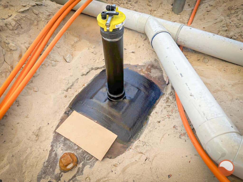 Testing completed FitSafe tank installation